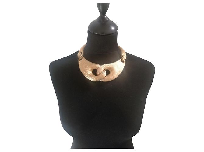 Collana a catena Christian Dior placcata oro D'oro
