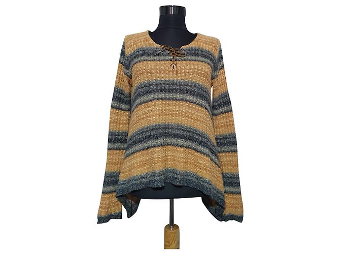 Suéter Ralph Lauren de linho e seda Multicor