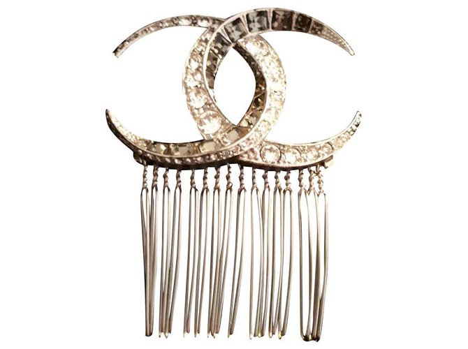 Chanel Hair accessories Silver hardware  ref.242811