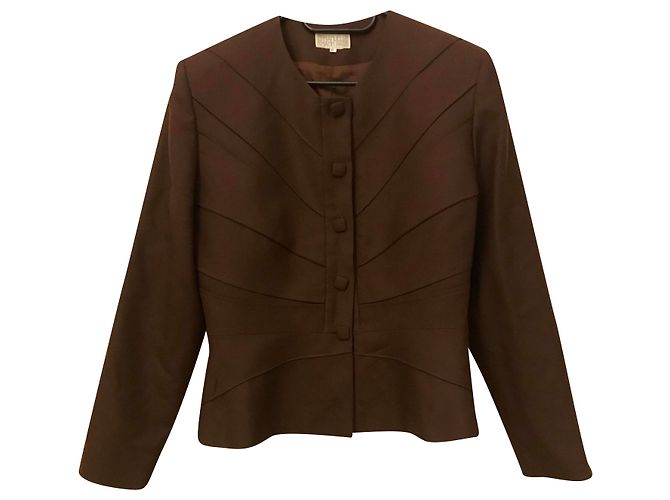 Giacca couture Emmanuelle Khanh Cioccolato