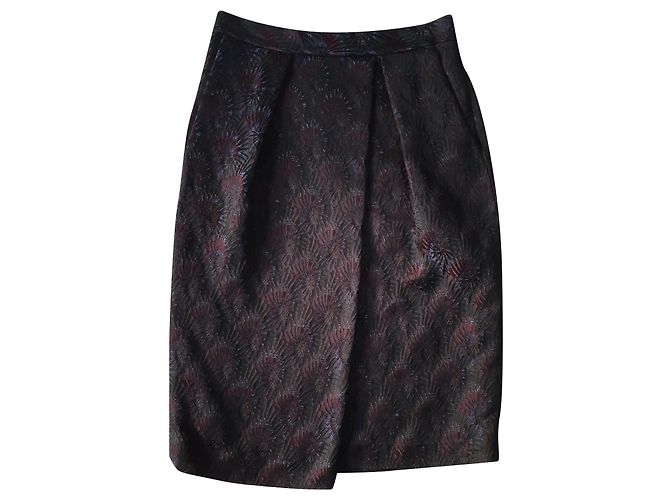 Saia Dries Van Noten Multicor Algodão Viscose