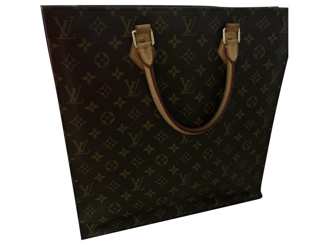 Louis Vuitton Flat bag / tote Dark brown Leather  ref.242853