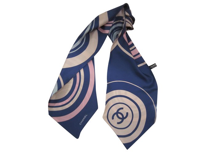 Chanel sciarpe Multicolore Seta