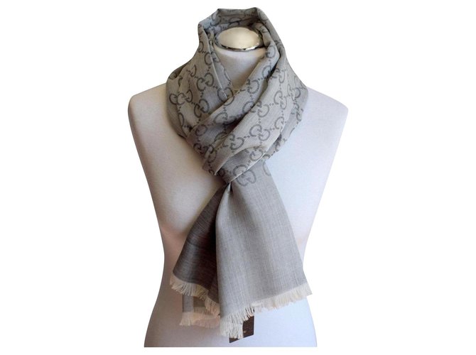 wool silk scarf