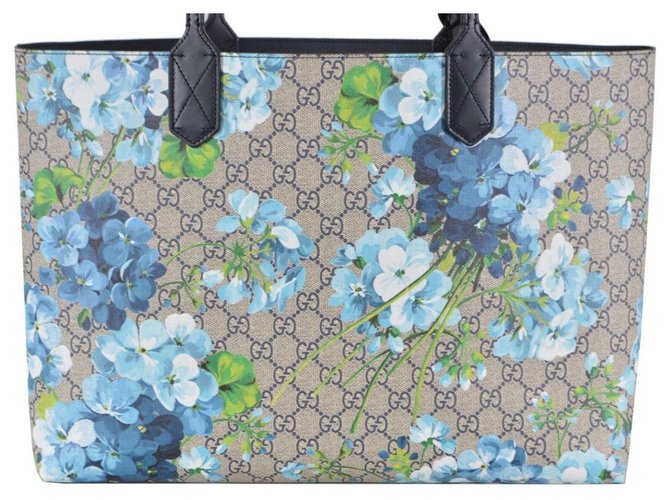 Bolso Gucci Blooms reversible Azul  ref.242887