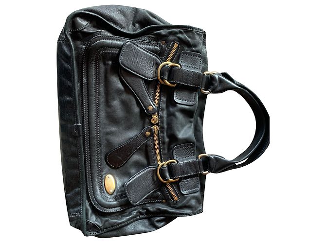 Bolsa Chloé em couro preto
