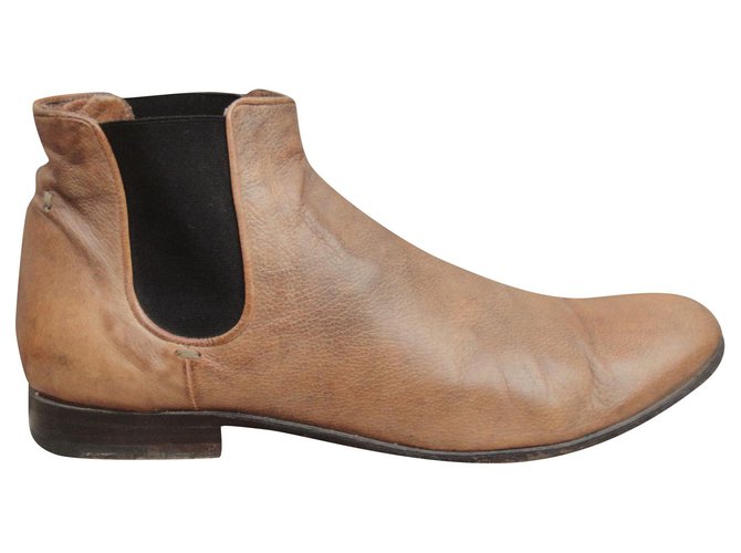 Autre Marque Alberto Fasciani p ankle boots 36 Light brown Leather  ref.243051