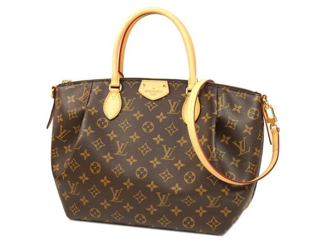 Authentic Louis Vuitton Monogram Turenne MM Satchel Shoulder Handbag M48814
