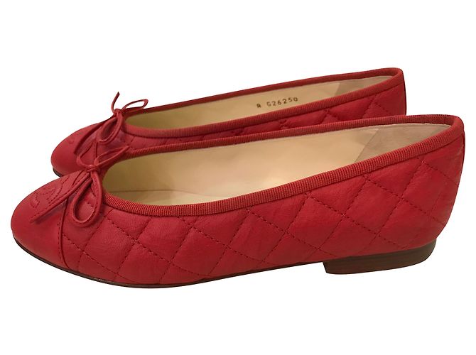 Chanel Ballerinas Rosso