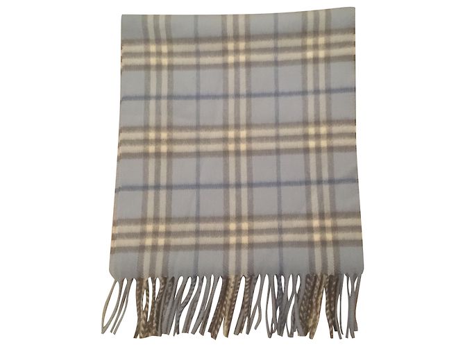 Burberry Kaschmirschal Hellblau