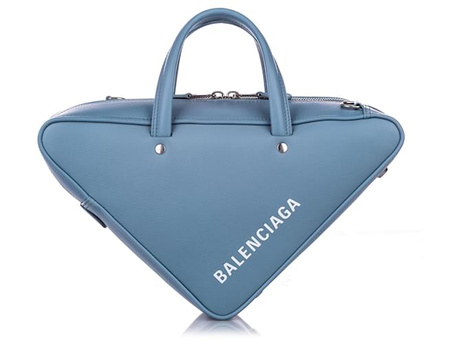 Balenciaga blue triangle bag hotsell