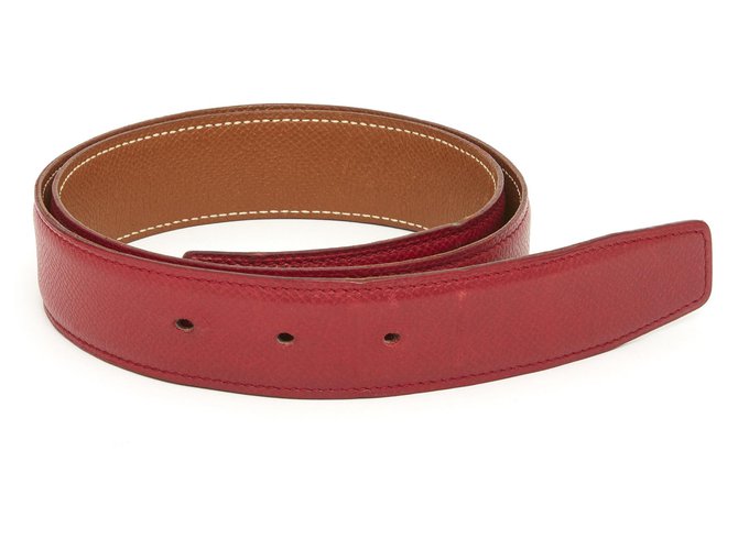 Hermès TO COMPOSED RED CAMEL FR70/75 Caramel Leather  ref.243622