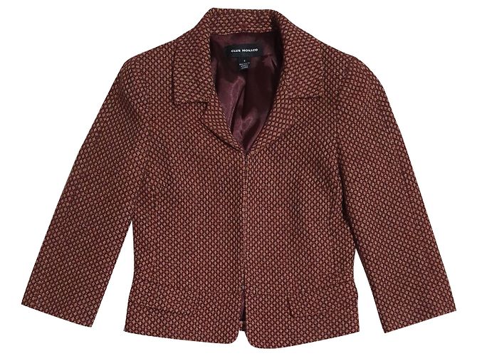 Club Monaco red wool blazer