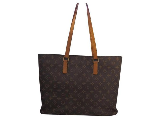 LOUIS VUITTON Luco Einkaufstasche Monogramm M.51155 Braun  ref.243799