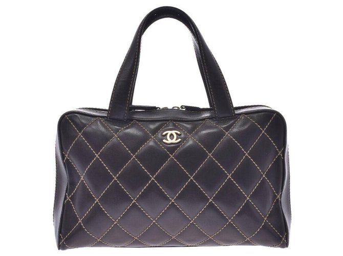 Chanel Handtasche Braun Leder  ref.243848