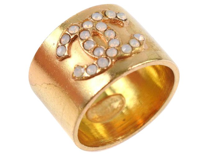 Chanel ring Golden Gold-plated  ref.243874
