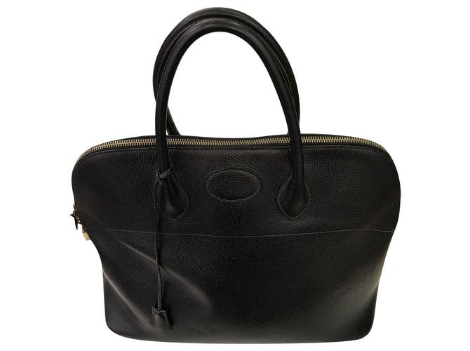 Hermès bag Bolide model Black Leather  ref.243912