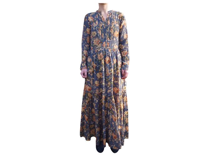 Swildens schwillt langes Kleid an Anthrazitgrau