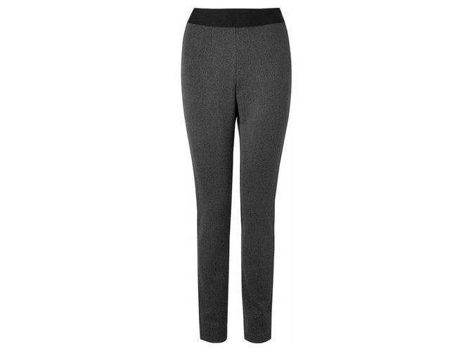 Lk Bennett Pants, leggings Grey Cotton Viscose Elastane ref.243980 - Joli  Closet