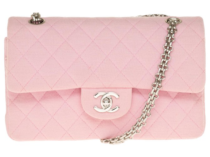 chanel jersey flap bolsa