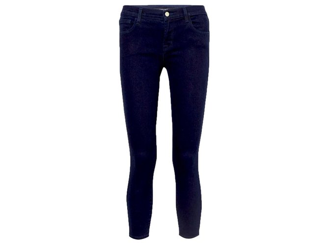 J Brand Jeans skinny Maria blu inchiostro tg 27 Blu navy Cotone Elastan Poliammide  ref.243999