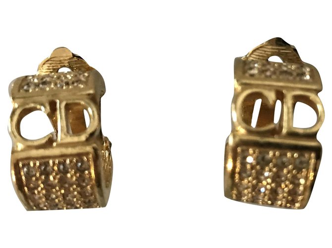 Dior Earrings Gold hardware Metal  ref.244002