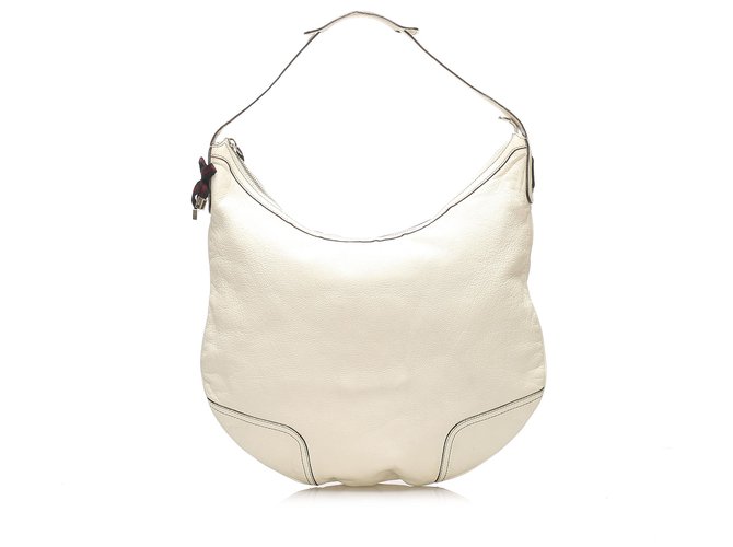 Borsa Hobo Gucci Princy in pelle bianca Bianco Crudo Vitello simile a un  vitello ref.244094 - Joli Closet