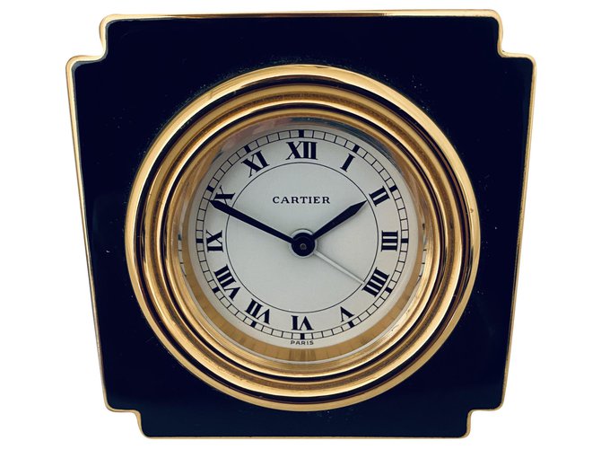 Cartier Réveil Acier Blanc  ref.244154