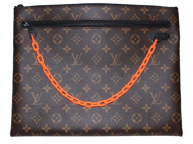 Louis Vuitton SS19 para4 por Virgil Abloh Marrom Laranja
