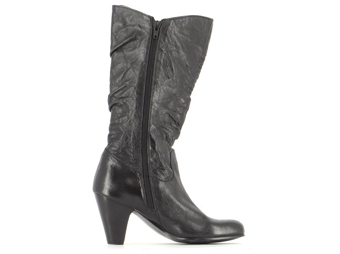 Balmain boots Black Leather  ref.244260