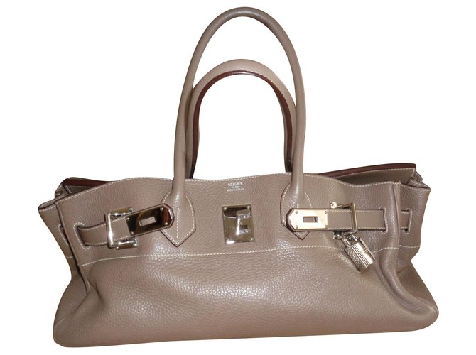 Birkin Shoulder leather handbag