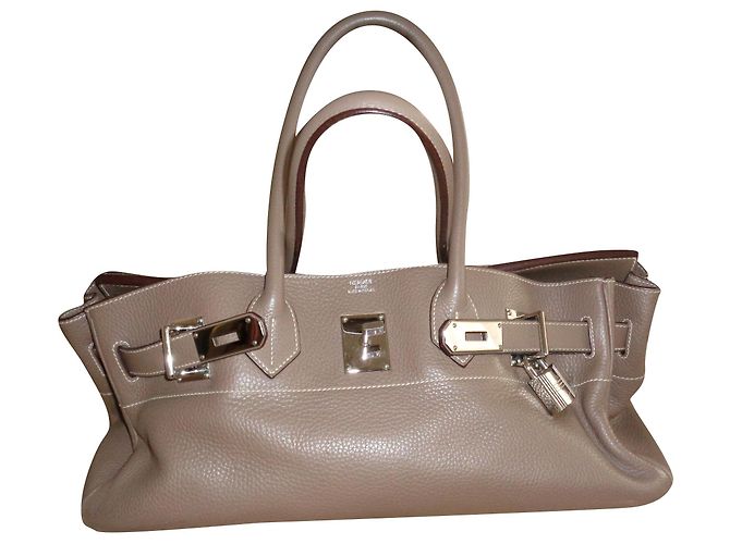 Birkin Hermès Sacs à main Taupe
