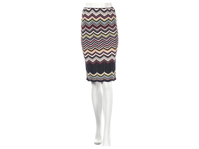 Gonna multicolore Missoni x Lindex in viscosa