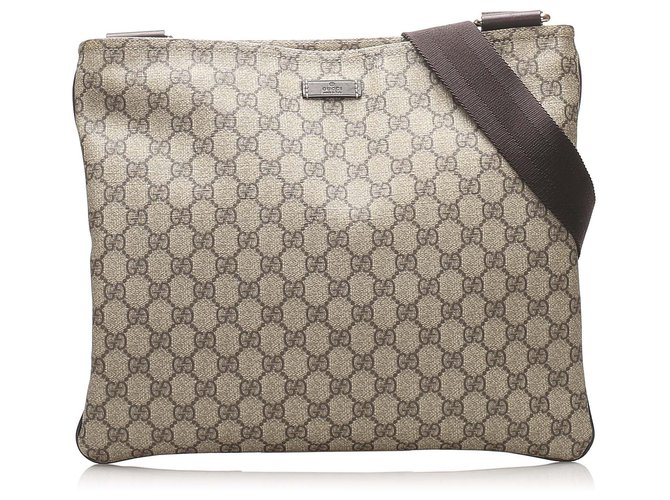 gucci coated canvas crossbody