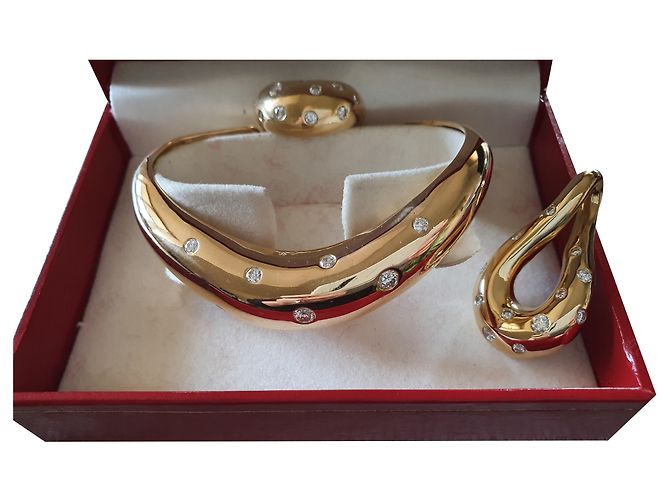 Autre Marque SET BRACCIALE-ANELLO-PENDENTE Gold hardware