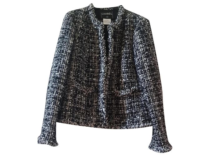 Cambon Chanel Short jacket Black White
