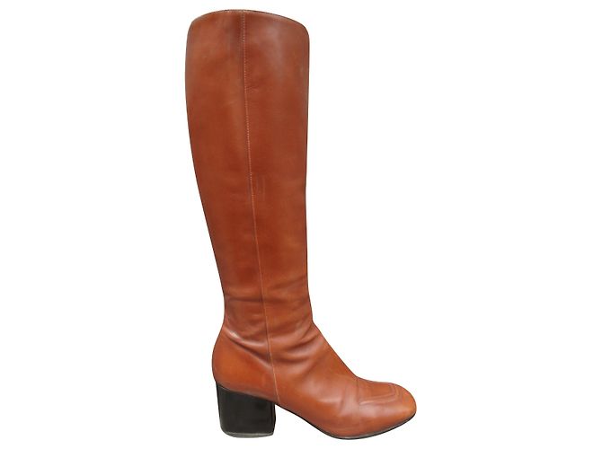 Botas Dries Van Noten 36,5 Castanho claro