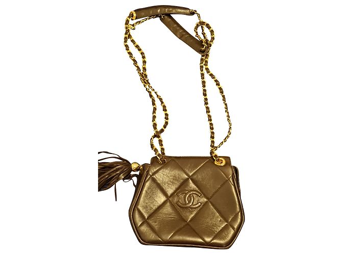 Maleta Chanel Marrón Chocolate y Roja