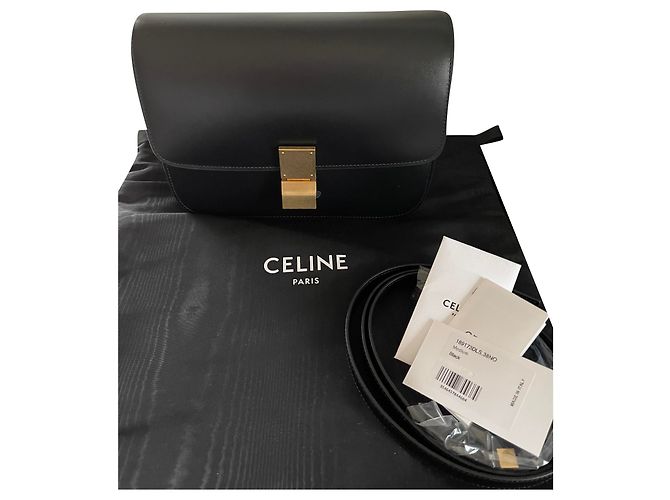 Céline Celine medium classic box Black