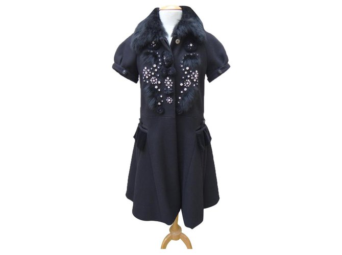 Chloé Coats, Outerwear Black Wool  ref.244728