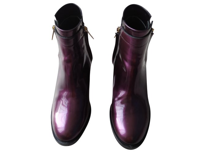 Fratelli Rosseti Tinny Brush Anemone Purple Patent leather  ref.244820