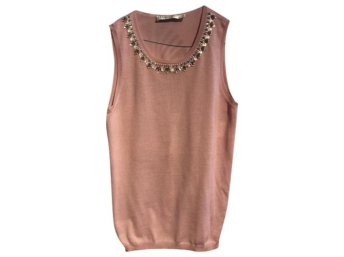 Dior Tops Pink Silk Cashmere Wool  ref.244859
