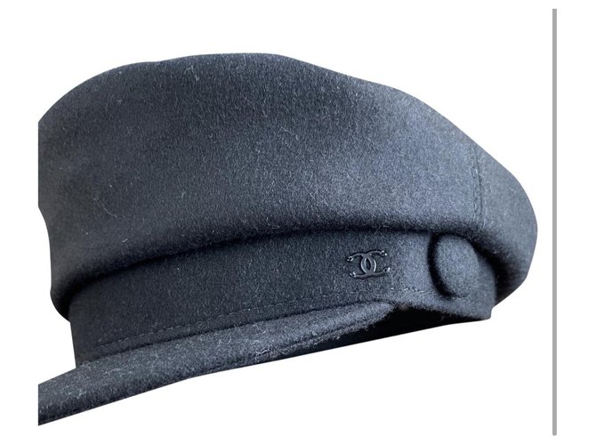 Chanel Hats Black  ref.244869