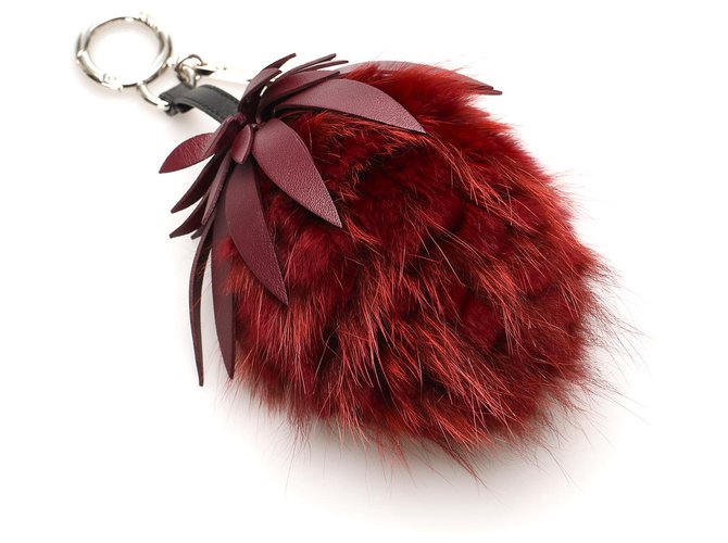 fendi fur keychain