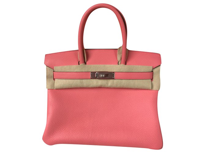 Hermès Birkin Pink Wildleder  ref.245027