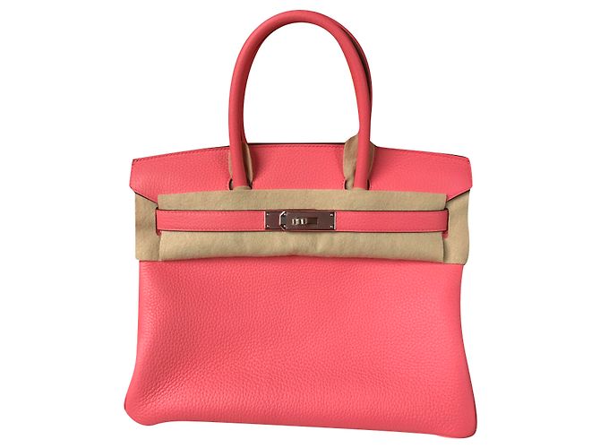 Hermès Birkin 30 Rodee Azalee Rose Daim