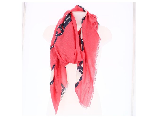 Chanel scarf Multiple colors Silk  ref.245356