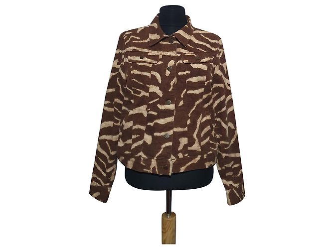 Chaqueta Ralph Lauren Lauren Jeans Marrón Algodón Castaño Multicolor
