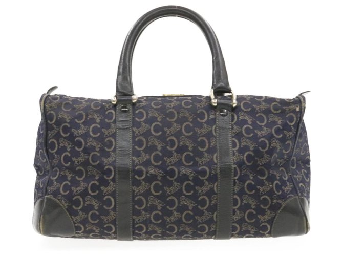 Hermès Handbag Navy blue Cloth  ref.245546