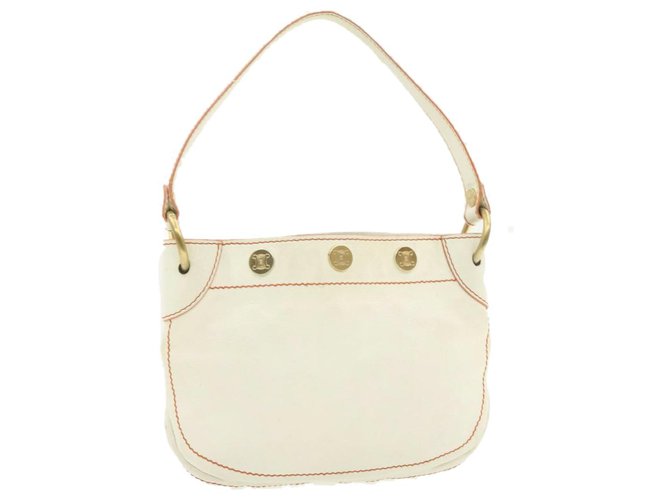 Céline shoulder bag White Leather  ref.245575